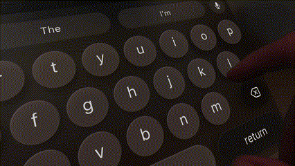 vision video pressing key buttons
